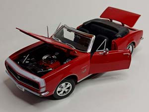 CHEVROLET CAMARO SS 396 CABRIO RED 1:18 — фото 2