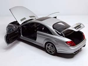 MERCEDES CL63 AMG (W216) SILVER 1:18 AUTOART — фото 3