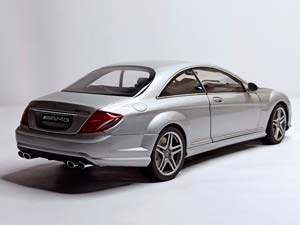 MERCEDES CL63 AMG (W216) SILVER 1:18 AUTOART — фото 6