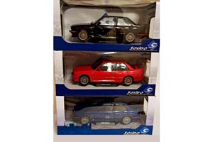 BMW M3 E30 SPORT EVO BLACK 1:18 SOLIDO — фото 8