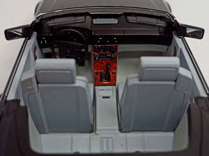 MERCEDES SL500 W129 (R129) 1:18 KK SCALE BLACK — фото 6