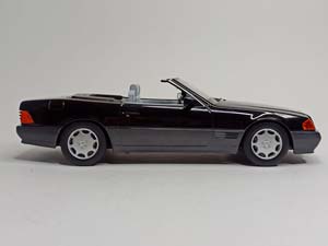 MERCEDES SL500 W129 (R129) 1:18 KK SCALE BLACK — фото 9