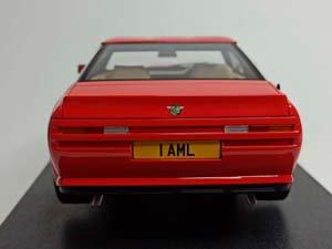 ASTON MARTIN ZAGATO COUPE 1986 RED 1:18 — фото 4
