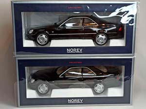 MERCEDES CL600 W140 C140 BLACK NOREV 1:18 — фото 10