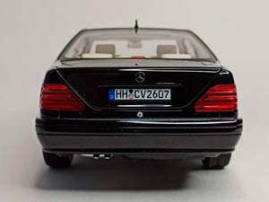 MERCEDES CL600 W140 C140 BLACK NOREV 1:18 — фото 4