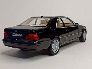MERCEDES CL600 W140 C140 BLACK NOREV 1:18 — фото 5