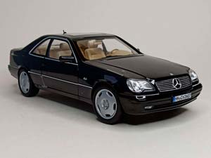 MERCEDES CL600 W140 C140 BLACK NOREV 1:18 — фото 7