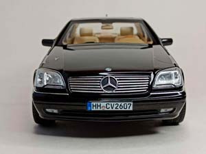 MERCEDES CL600 W140 C140 BLACK NOREV 1:18 — фото 8