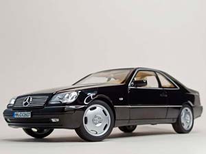 MERCEDES CL600 W140 C140 BLACK NOREV 1:18 — фото 9