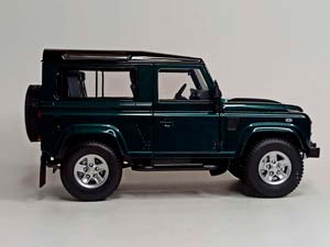 LAND ROVER DEFENDER 90 GREEN 1:18 KYOSHO — фото 6