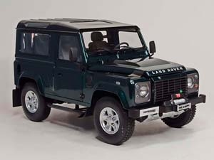 LAND ROVER DEFENDER 90 GREEN 1:18 KYOSHO — фото 9