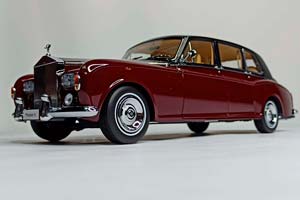 ROLLS-ROYCE PHANTOM VI BURGUNDY RED KYOSHO 1:18 — фото 9