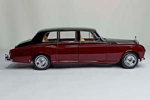 ROLLS-ROYCE PHANTOM VI BURGUNDY RED KYOSHO 1:18 — фото 5