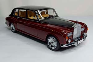 ROLLS-ROYCE PHANTOM VI BURGUNDY RED KYOSHO 1:18 — фото 6