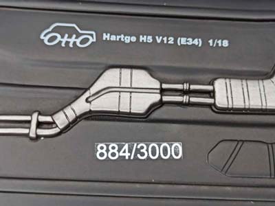 BMW M5 HARTGE E34 OTTOMOBILE 1:18 — фото 9