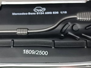 MERCEDES E36 AMG S124 (W124) 1:18 OTTOMOBILE — фото 8