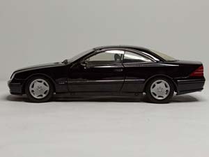 MERCEDES CL600 BLACK (W215) AUTOART 1:18 — фото 4