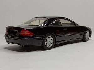 MERCEDES CL600 BLACK (W215) AUTOART 1:18 — фото 7