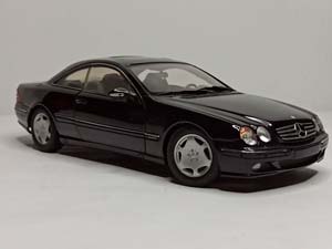 MERCEDES CL600 BLACK (W215) AUTOART 1:18 — фото 8