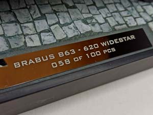MERCEDES BRABUS B63 620 WIDESTAR 1:18 LIMITED — фото 8