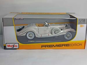 MERCEDES 500K 1936 SPECIALROADSTER MAHARADCHA 1:18 — фото 10