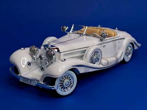 MERCEDES 500K 1936 SPECIALROADSTER MAHARADCHA 1:18 — фото 3
