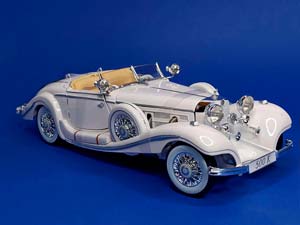 MERCEDES 500K 1936 SPECIALROADSTER MAHARADCHA 1:18 — фото 4