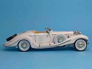 MERCEDES 500K 1936 SPECIALROADSTER MAHARADCHA 1:18 — фото 7