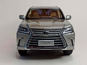 LEXUS LX 570 SONIC TITANIUM 1:18 KYOSHO — фото 8