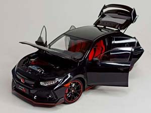 HONDA CIVIC TYPE R 2018 1:18 LCD MODELS — фото 3