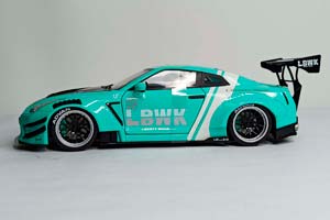NISSAN GT-R R35 LB WALK SOLIDO 1:18 — фото 3
