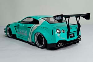 NISSAN GT-R R35 LB WALK SOLIDO 1:18 — фото 4
