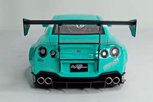 NISSAN GT-R R35 LB WALK SOLIDO 1:18 — фото 5