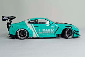 NISSAN GT-R R35 LB WALK SOLIDO 1:18 — фото 7