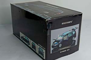 VW VOLKSWAGEN SHARAN BLUE 2010 MINICHAMPS 1:18 — фото 2