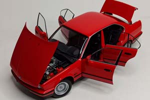 BMW 535I E34 1988 RED 1:18 MINICHAMPS — фото 2