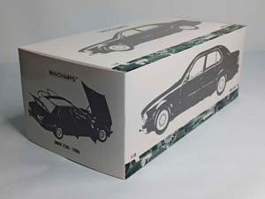BMW 730I E32 1986 GREY 1:18 MINICHAMPS — фото 10
