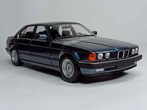 BMW 730I E32 1986 GREY 1:18 MINICHAMPS — фото 7