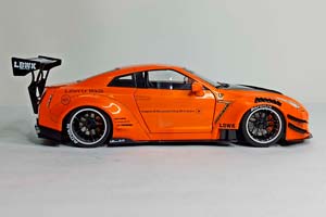 NISSAN GT-R R35 LB WALK SOLIDO 1:18 — фото 7