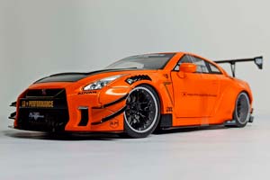NISSAN GT-R R35 LB WALK SOLIDO 1:18 — фото 9