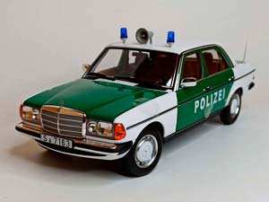 MERCEDES 200 (W123) 1980 POLIZEI NOREV 1:18
