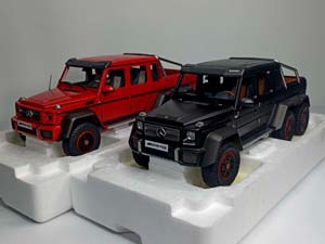 MERCEDES G63 6X6 BLACK AUTOART 1:18 — фото 10