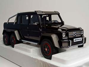 MERCEDES G63 6X6 BLACK AUTOART 1:18 — фото 8