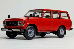 TOYOTA LAND CRUISER 60 RED KYOSHO 1:18 — фото 10