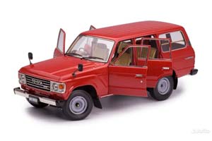 TOYOTA LAND CRUISER 60 RED KYOSHO 1:18 — фото 4