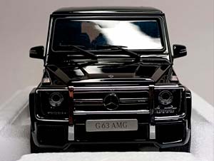MERCEDES G63 AMG 2015 BLACK ALMOST REAL 1:18 — фото 2
