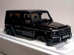 MERCEDES G63 AMG 2015 BLACK ALMOST REAL 1:18 — фото 6