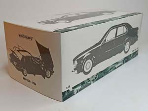 BMW 730I 1986 BLUE (E32) 1:18 MINICHAMPS — фото 10