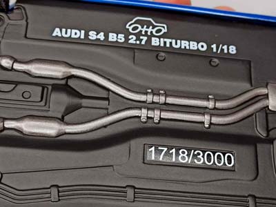 AUDI S4 B5 2,7 BITURBO 1998 OTTOMOBILE 1:18 — фото 9