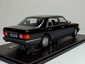 MERCEDES 560 SEL W126 S CLASS BLACK I-SCALE 1:18 — фото 6